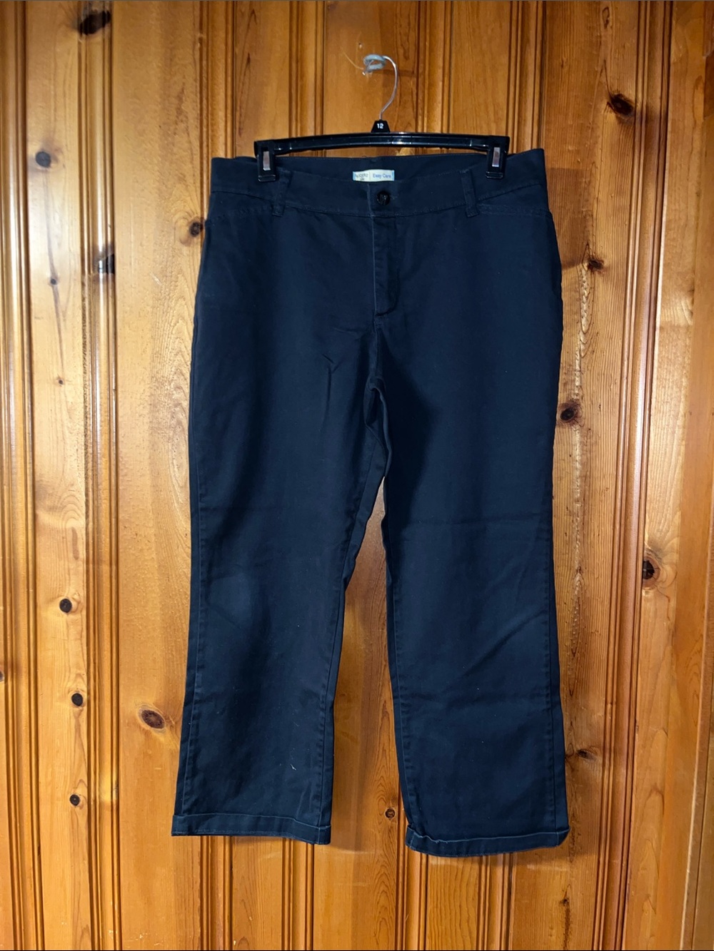 Lee Women's Blue Straight-Leg Chinos